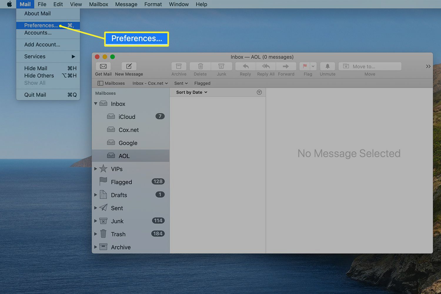 what is the default mail program for mac